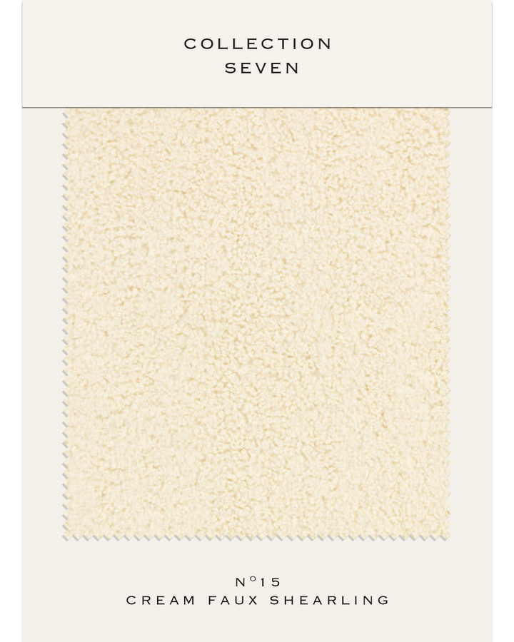 N°15 Cream Faux Shearling