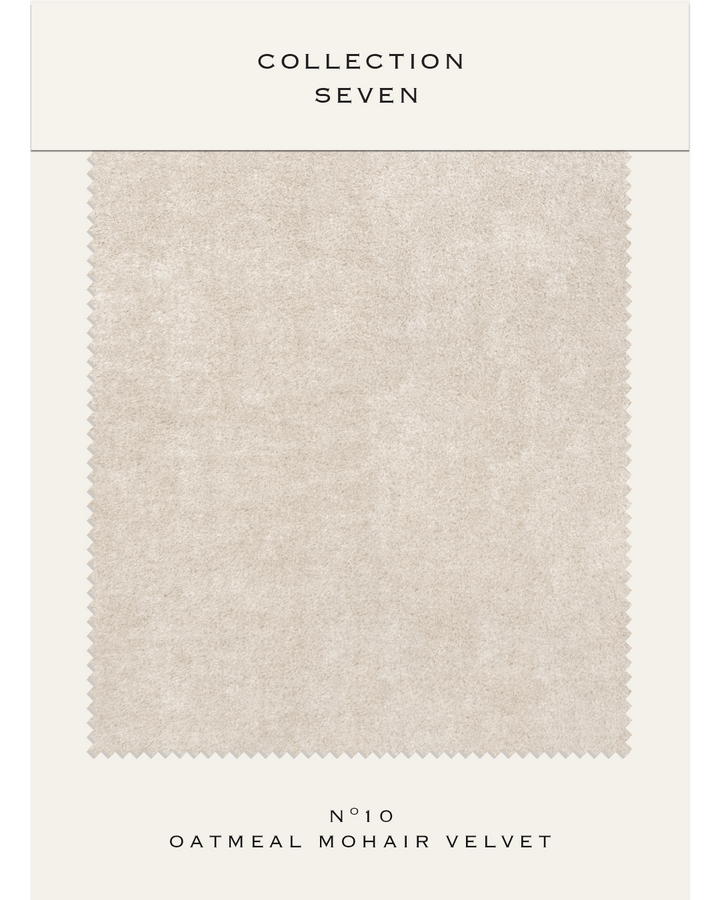 N°10 Oatmeal Mohair Velvet